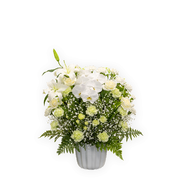 葬儀式・法事用 供花 洋花 HY3-M200 白グリーンタイプ