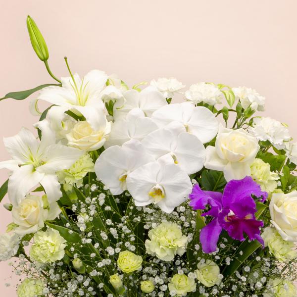 葬儀式・法事用 供花 洋花 HY3-M230 白グリーンタイプ