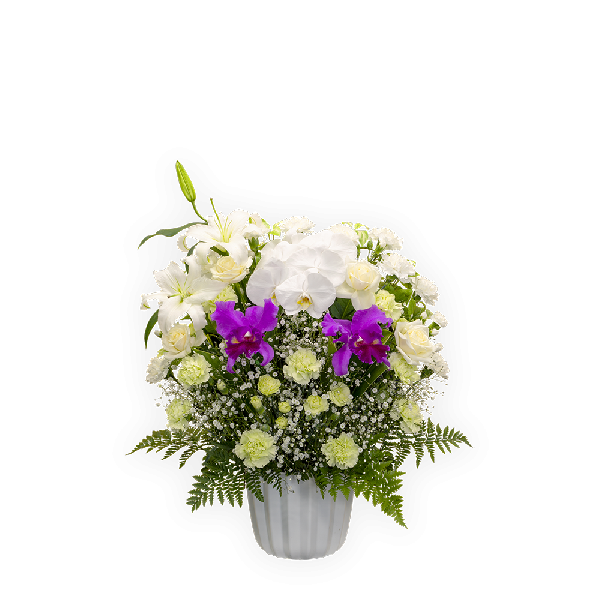 葬儀式・法事用 供花 洋花 HY3-M250 白グリーンタイプ