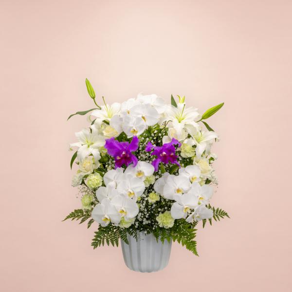 葬儀式・法事用 供花 洋花 HY3-M360 白グリーンタイプ