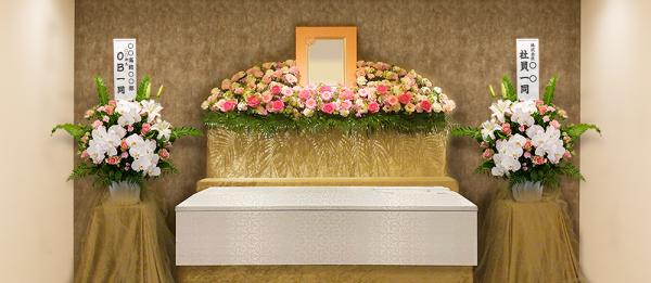 葬儀式・法事用 供花 特別花ミックス TKM-M300 白グリーンタイプ