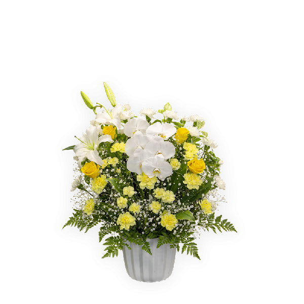 葬儀式・法事用 供花 洋花 HY3-M200 イエロータイプ | HANATOMO ONLINE