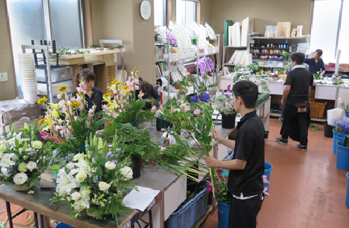 お花を扱うプロ集団